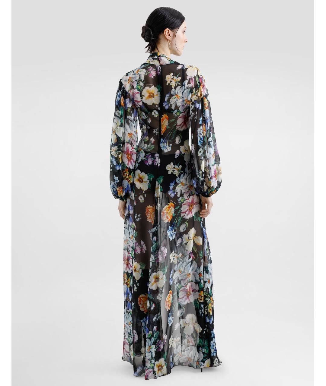 DOLCE&GABBANA Мульти коктейльное платье, фото 6