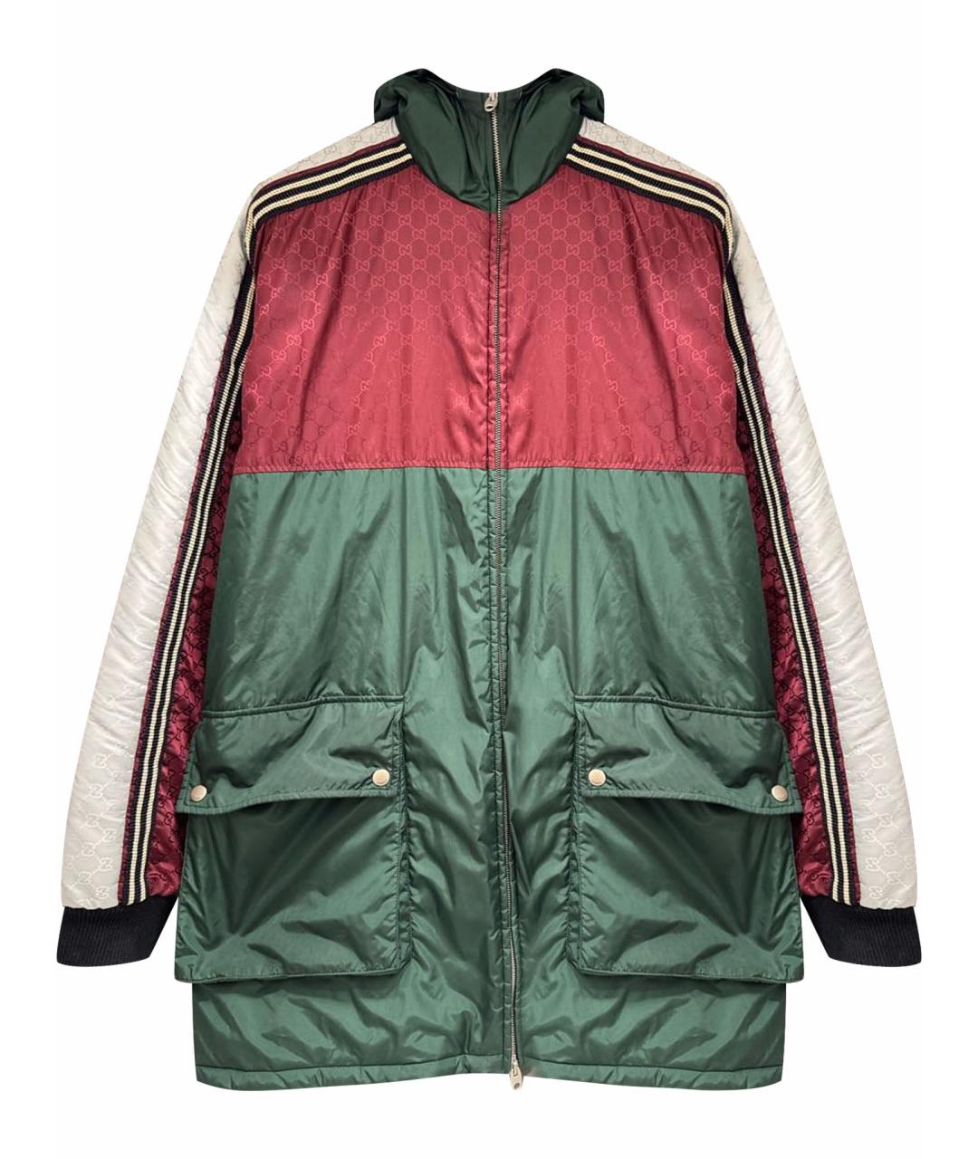 GUCCI Зеленая полиамидовая парка, фото 1