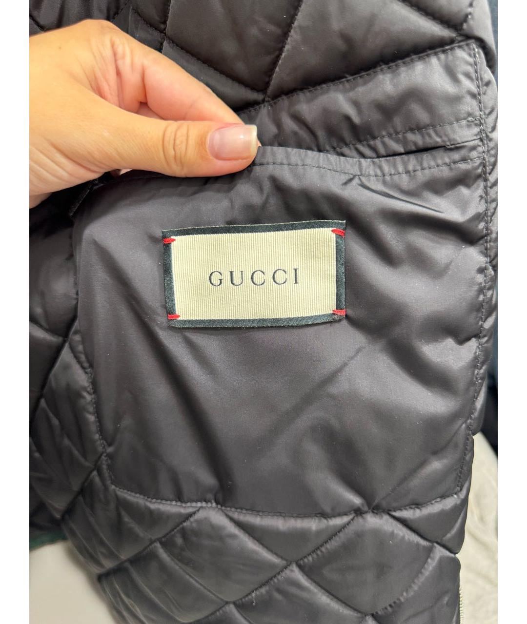 GUCCI Зеленая полиамидовая парка, фото 3