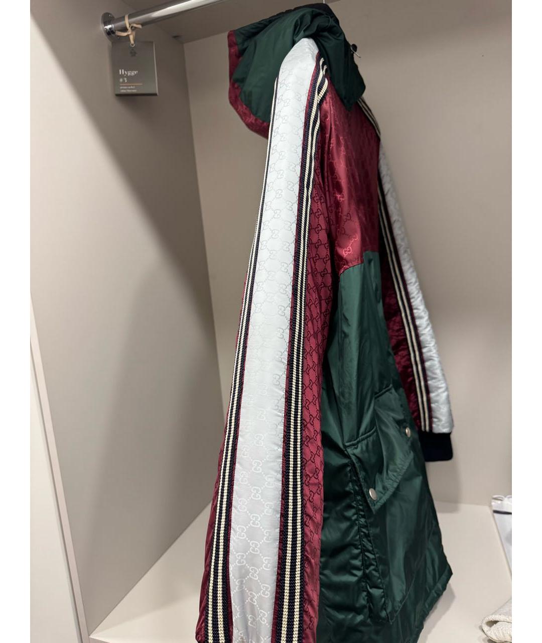 GUCCI Зеленая полиамидовая парка, фото 5