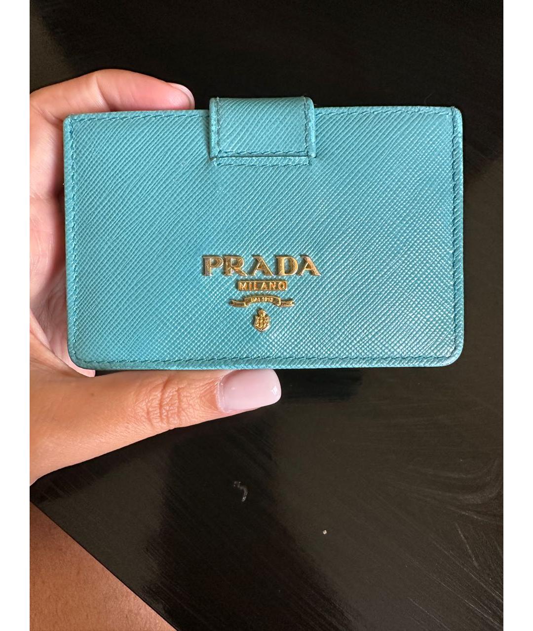 PRADA Бирюзовый кардхолдер, фото 8