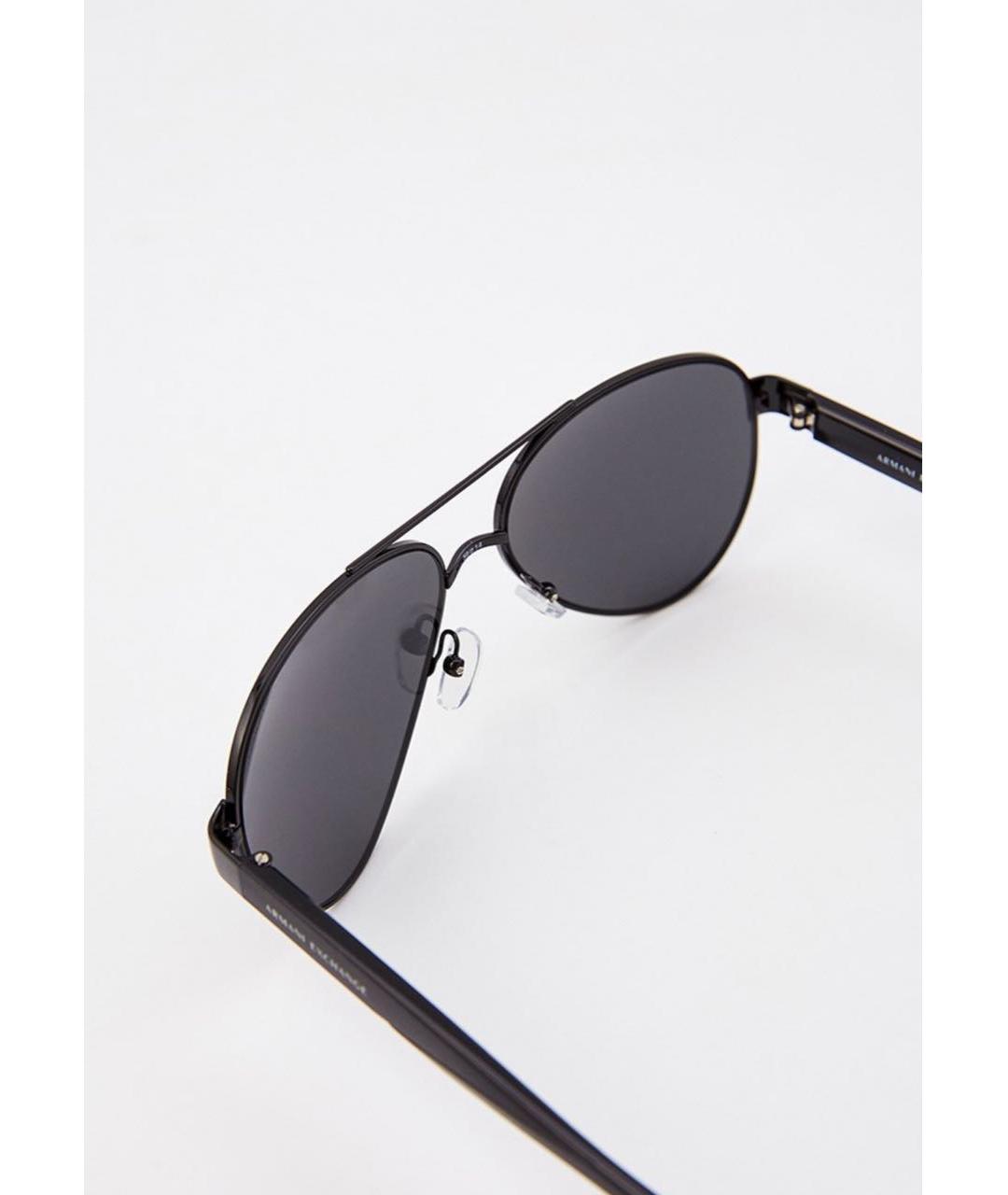 ARMANI EXCHANGE Черные пластиковые солнцезащитные очки, фото 3