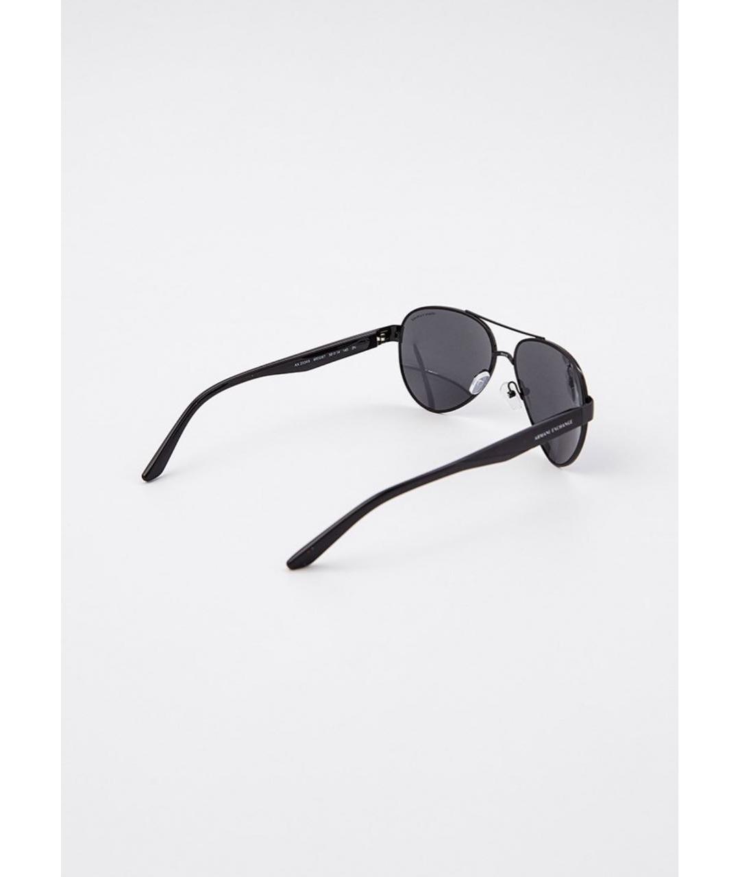 ARMANI EXCHANGE Черные пластиковые солнцезащитные очки, фото 2