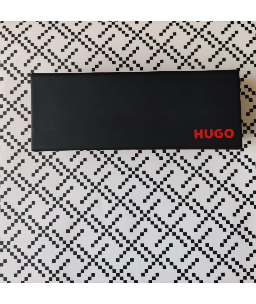 HUGO BOSS Коричневые пластиковые солнцезащитные очки, фото 4