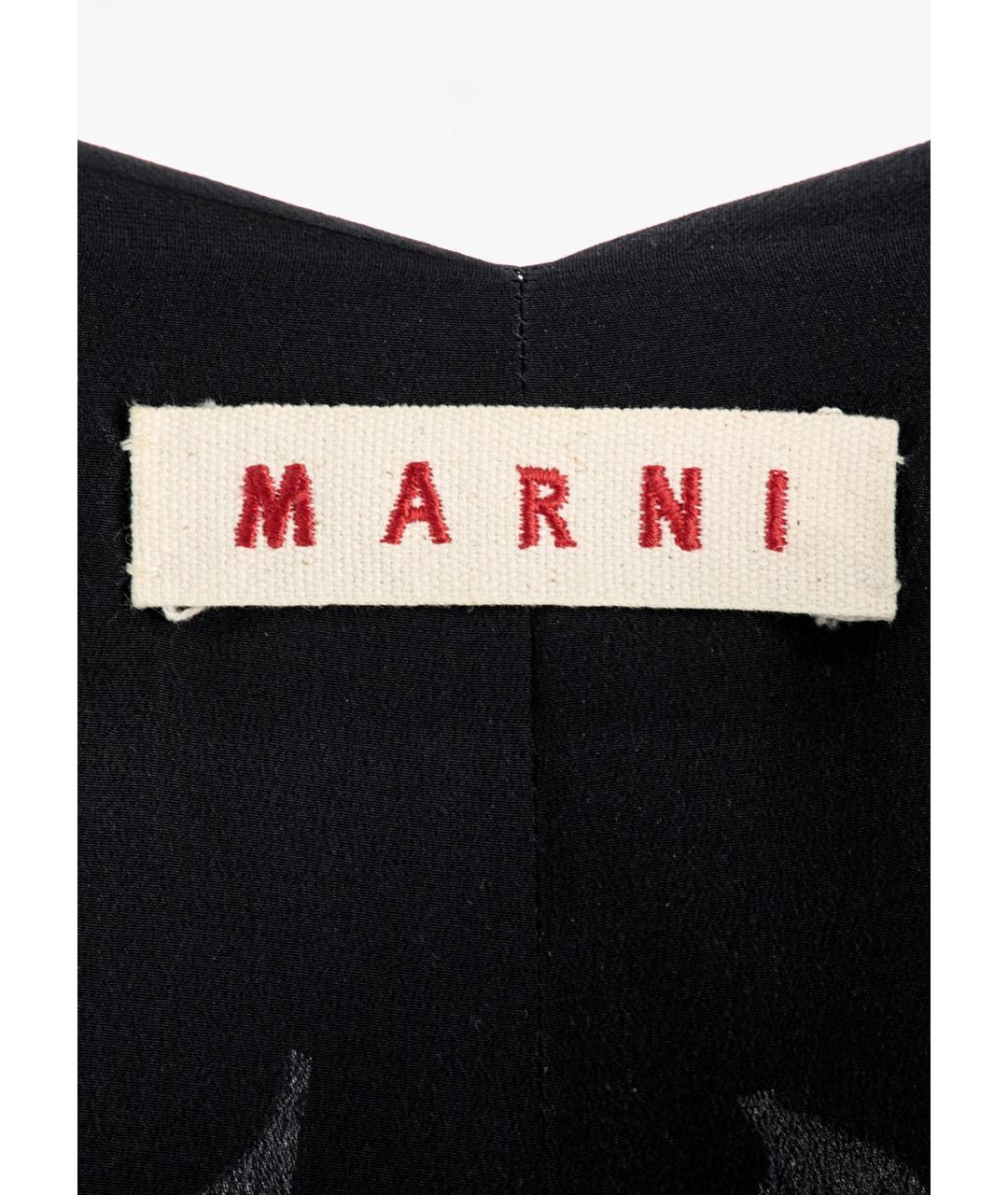 MARNI Серая шелковая блузы, фото 3