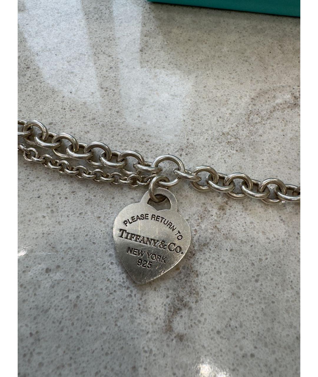 TIFFANY&CO Серебрянный серебряный браслет, фото 4