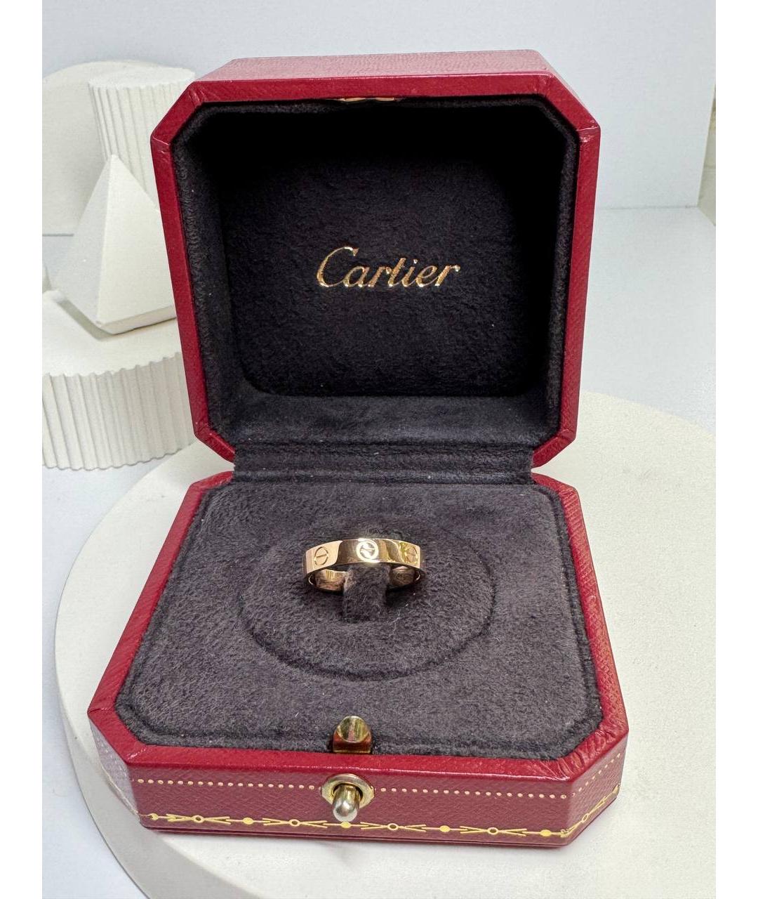 CARTIER Золотое кольцо из розового золота, фото 4