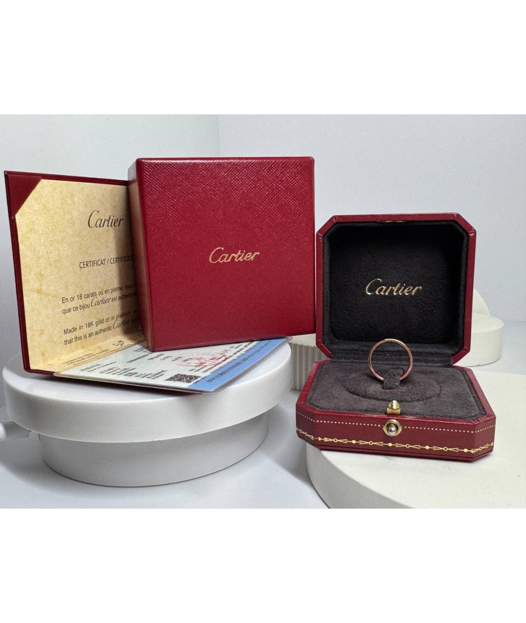 CARTIER Золотое кольцо из розового золота, фото 3