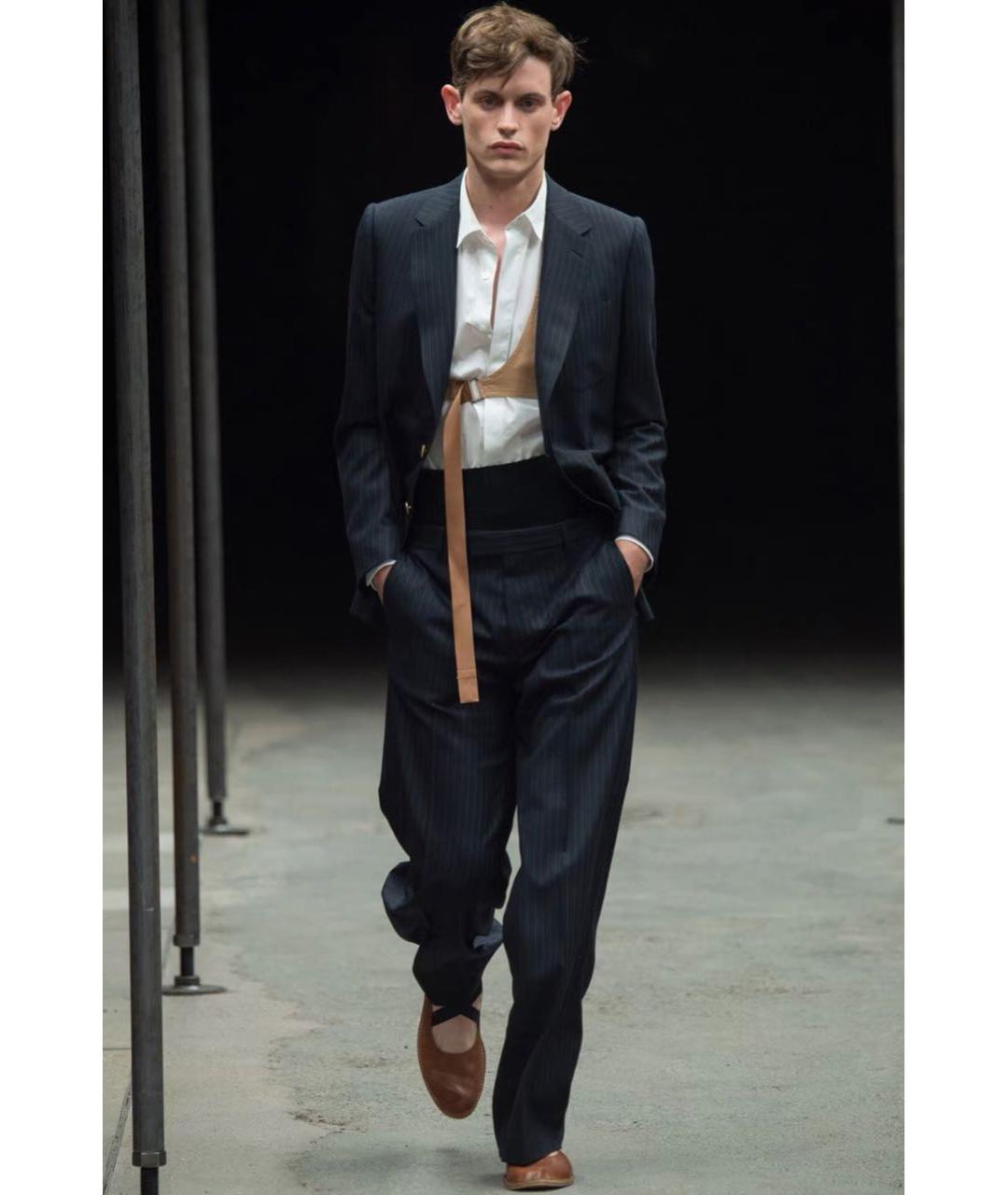DRIES VAN NOTEN Антрацитовая хлопковая куртка, фото 2