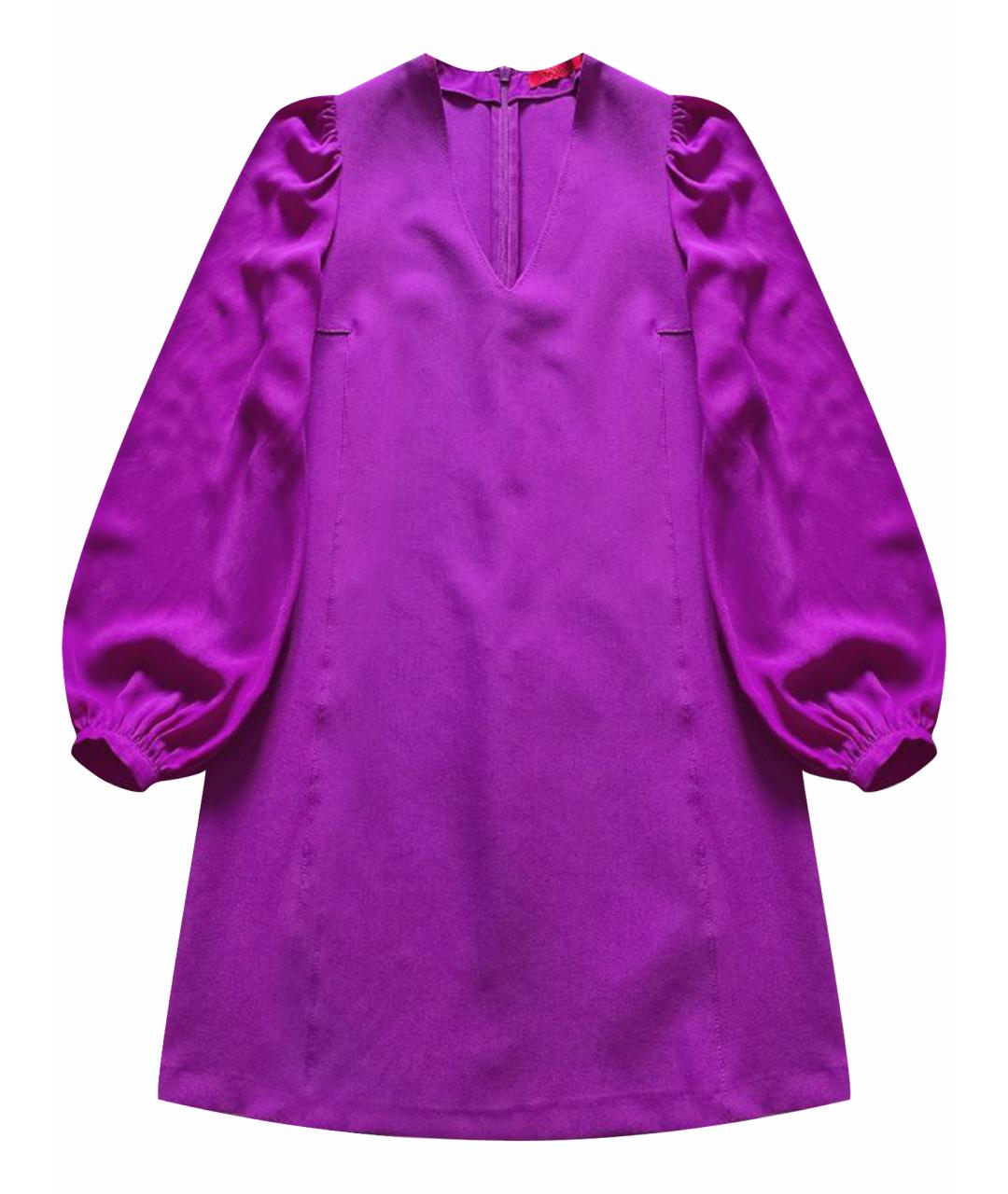 MAX MARA Фиолетовое коктейльное платье, фото 1