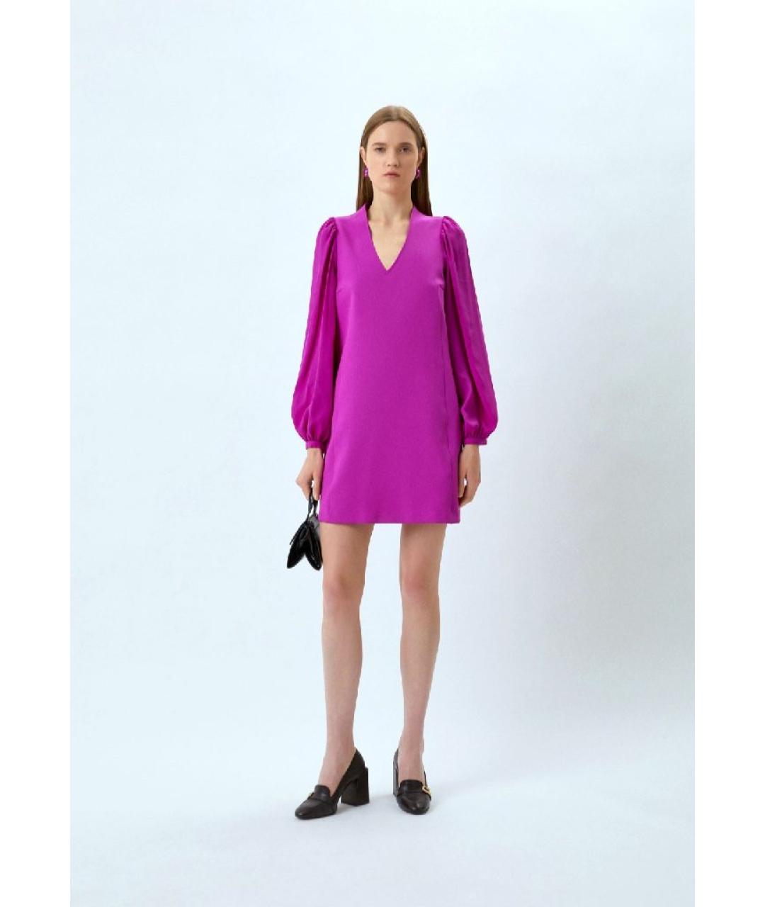 MAX MARA Фиолетовое коктейльное платье, фото 3
