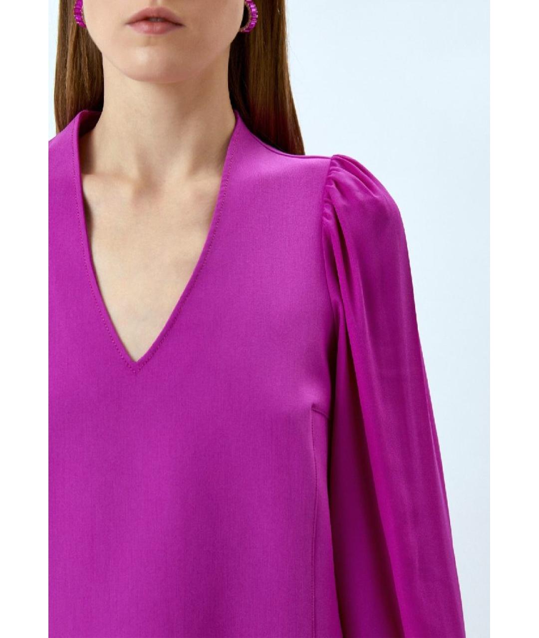 MAX MARA Фиолетовое коктейльное платье, фото 4
