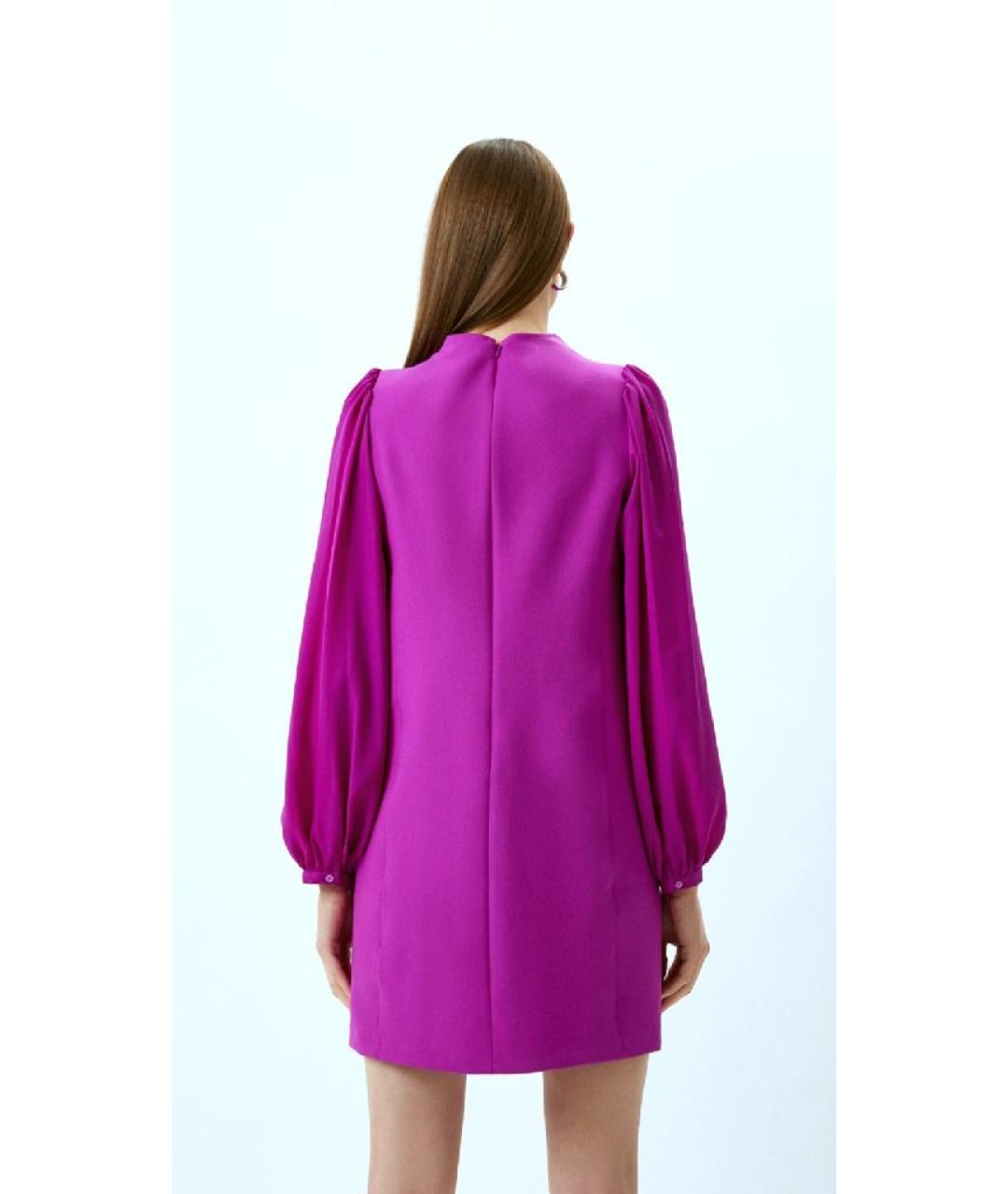 MAX MARA Фиолетовое коктейльное платье, фото 5