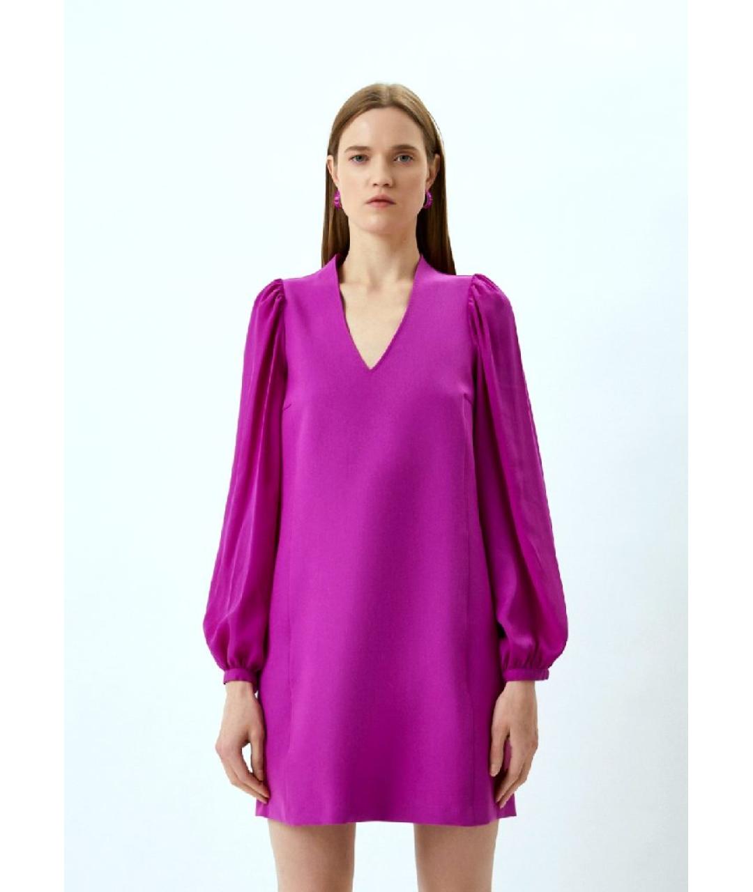 MAX MARA Фиолетовое коктейльное платье, фото 2