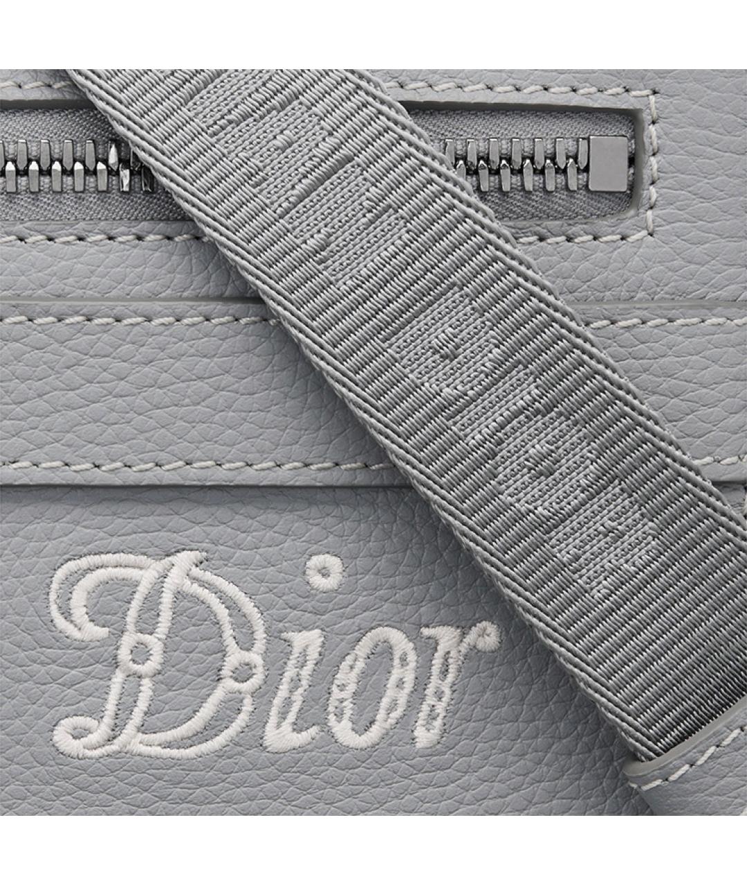 CHRISTIAN DIOR Серая сумка на плечо, фото 6
