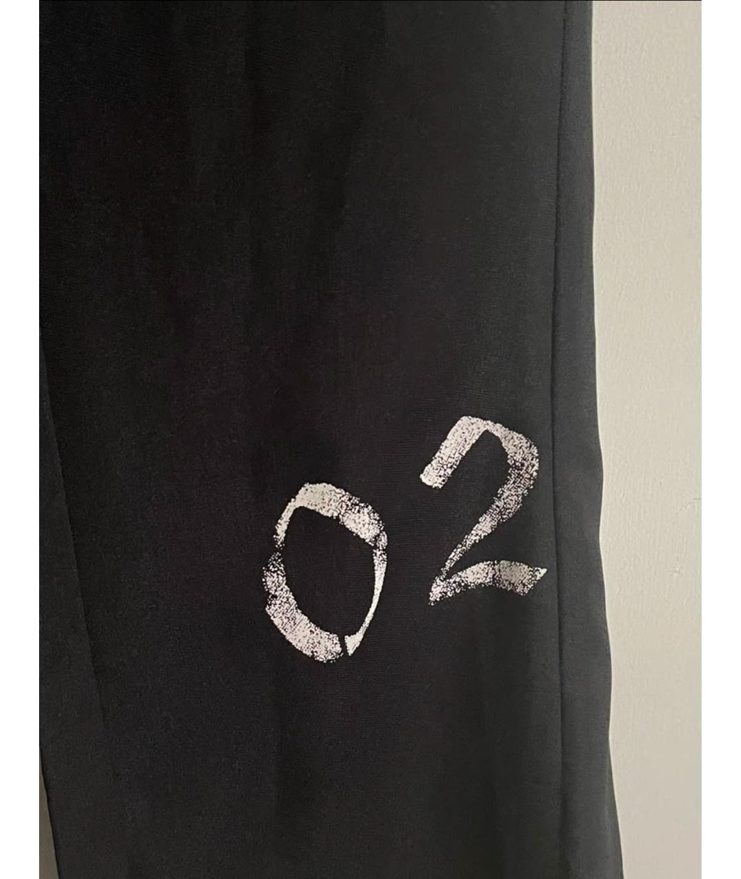 ANN DEMEULEMEESTER Черные вискозные брюки широкие, фото 4