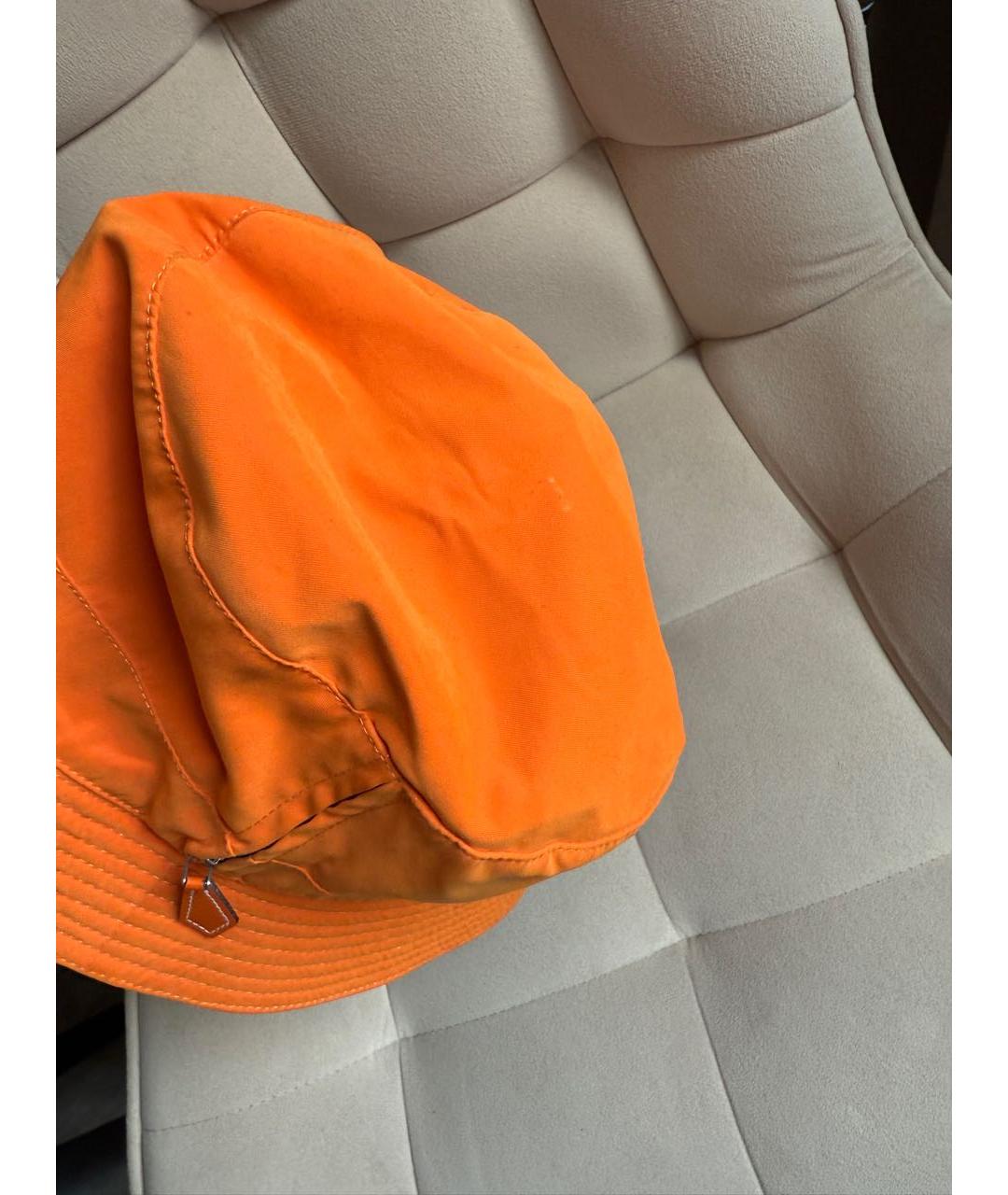 HERMES Оранжевая панама, фото 6