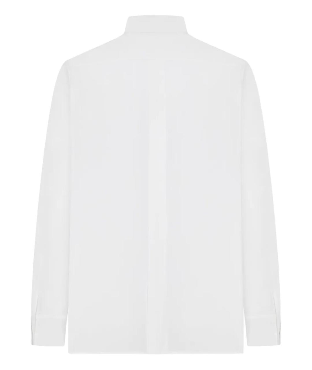 SAINT LAURENT Белая хлопковая кэжуал рубашка, фото 2