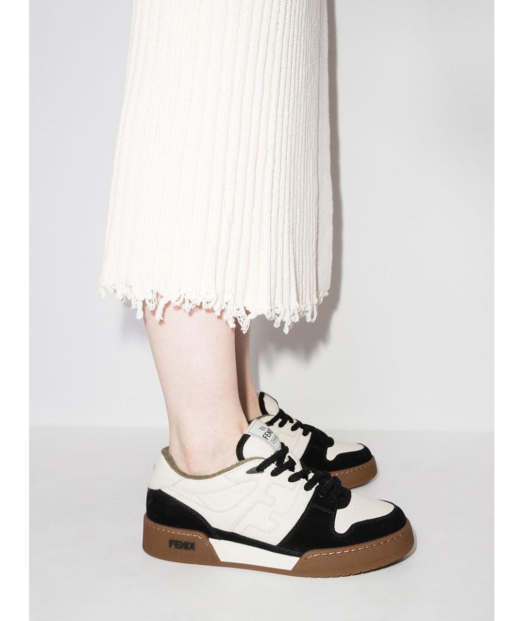 FENDI Мульти кеды, фото 3