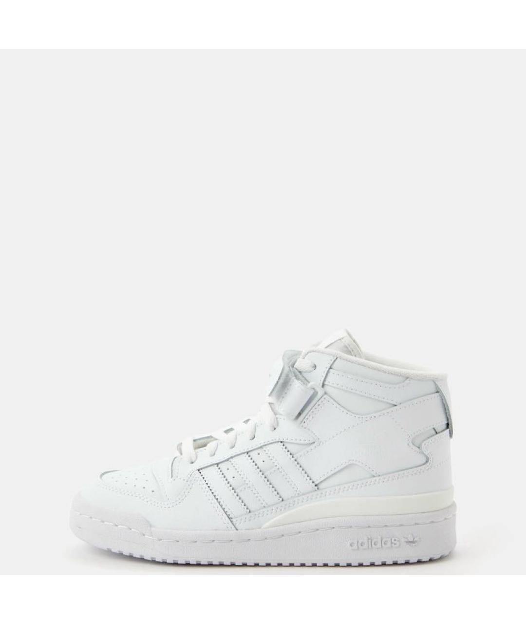 ADIDAS Белые кожаные кроссовки, фото 2