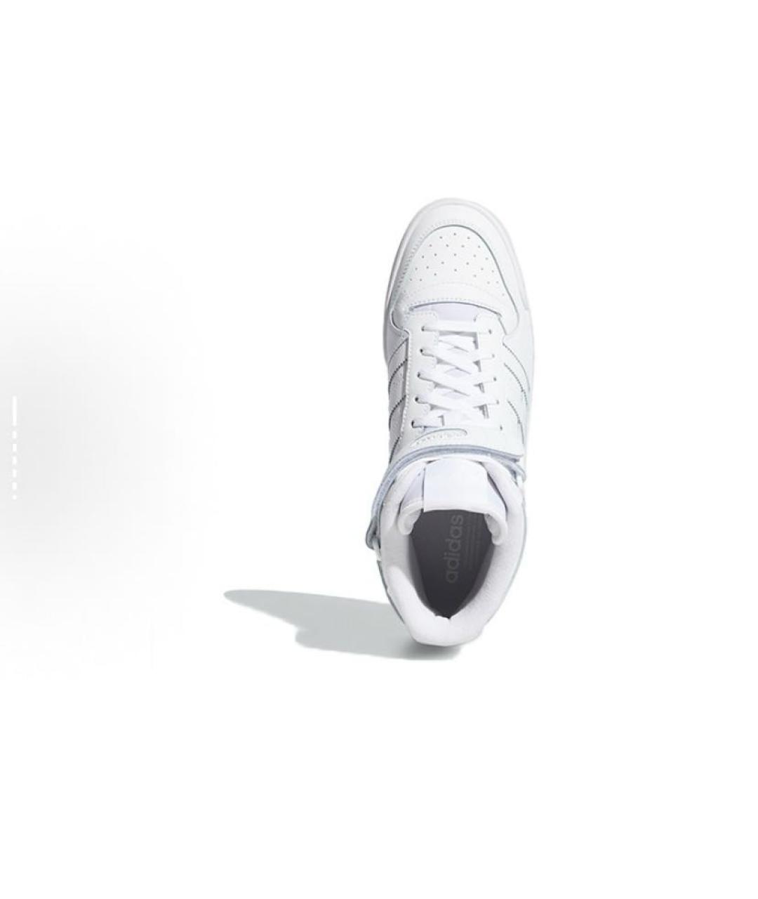 ADIDAS Белые кожаные кроссовки, фото 4