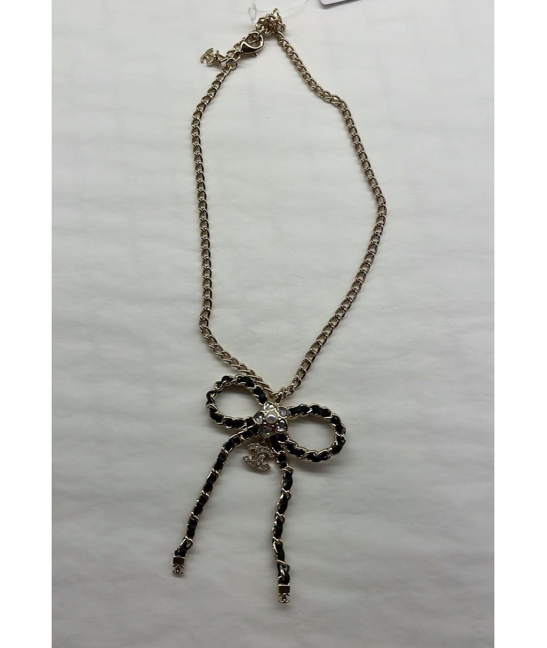 CHANEL Белое колье, фото 3