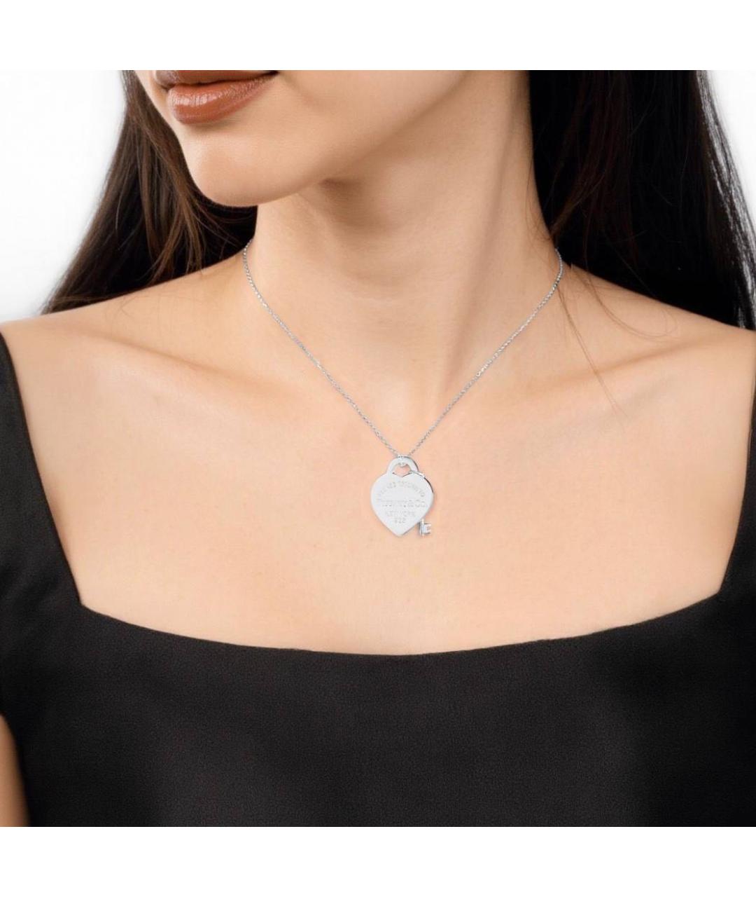 TIFFANY&CO Серебряная серебряная подвеска, фото 2