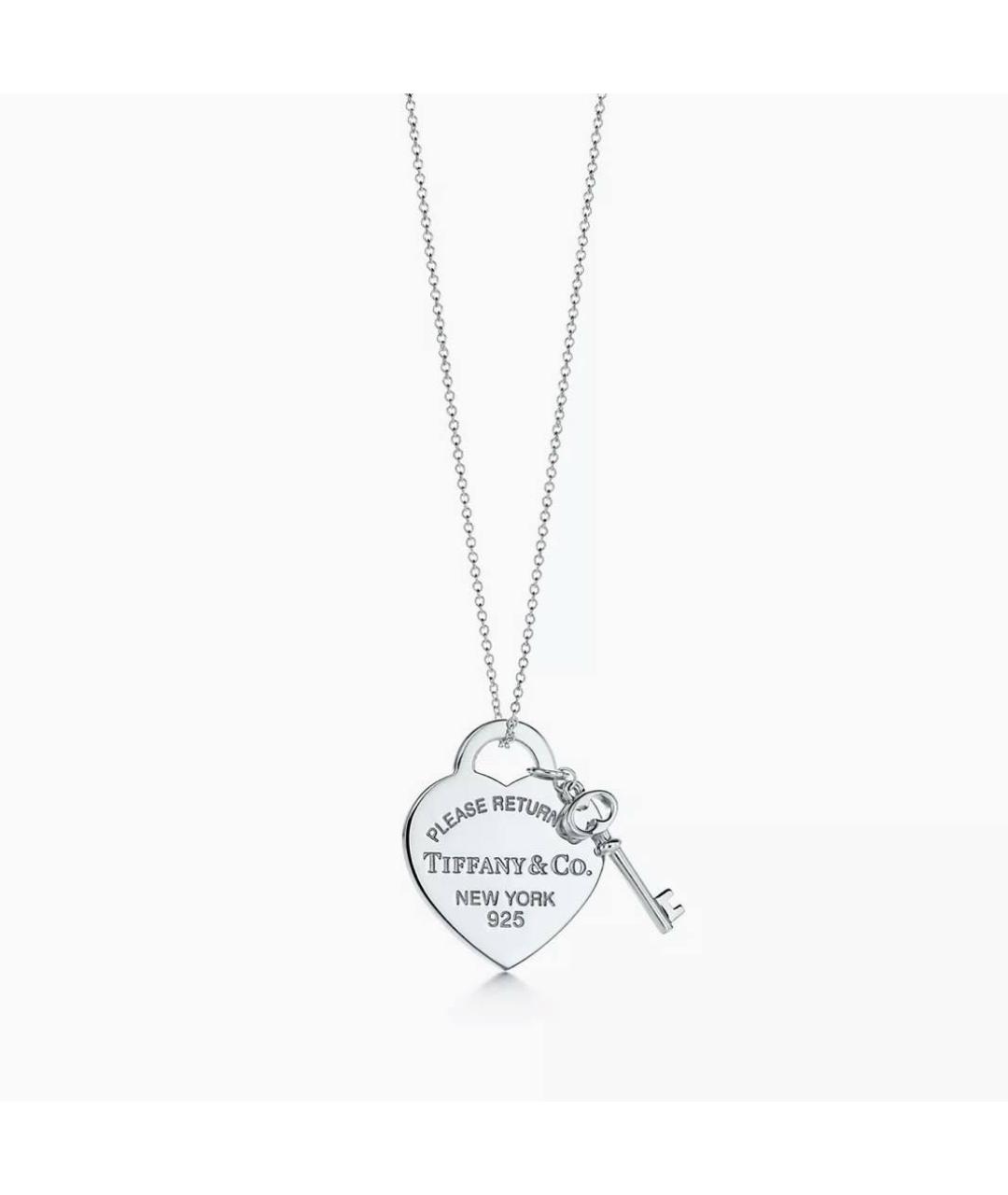TIFFANY&CO Серебряная серебряная подвеска, фото 4