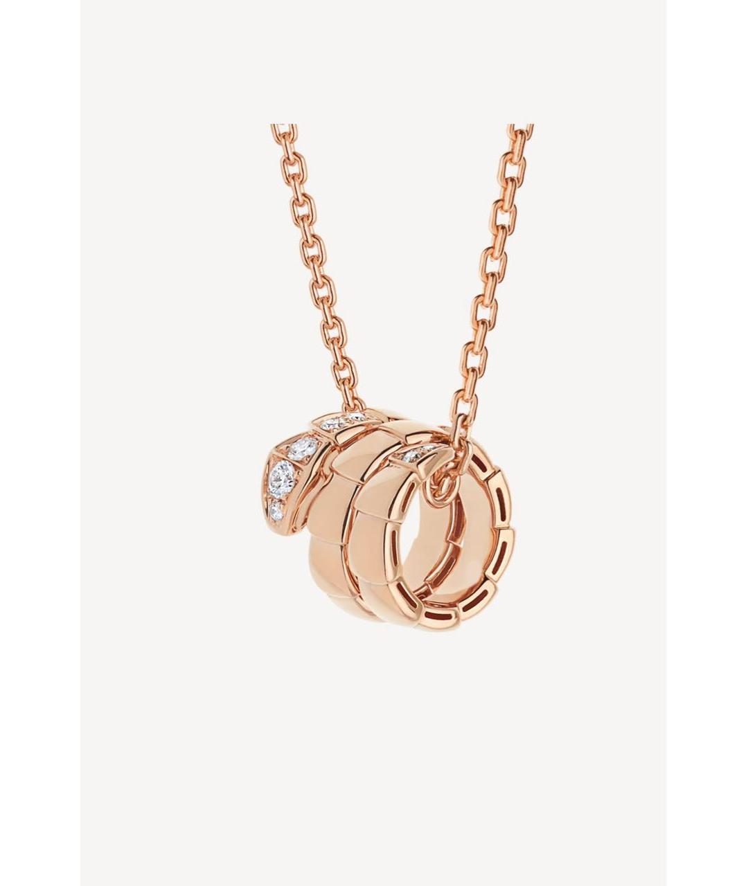 BVLGARI Золотая подвеска из розового золота, фото 8