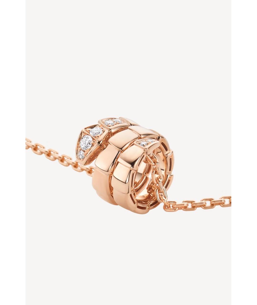 BVLGARI Золотая подвеска из розового золота, фото 3