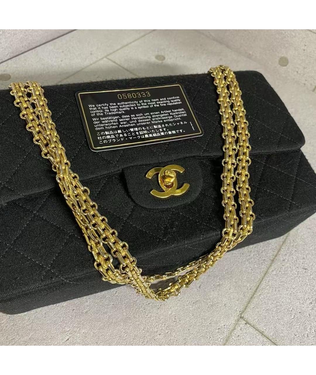 CHANEL Черная сумка через плечо, фото 6