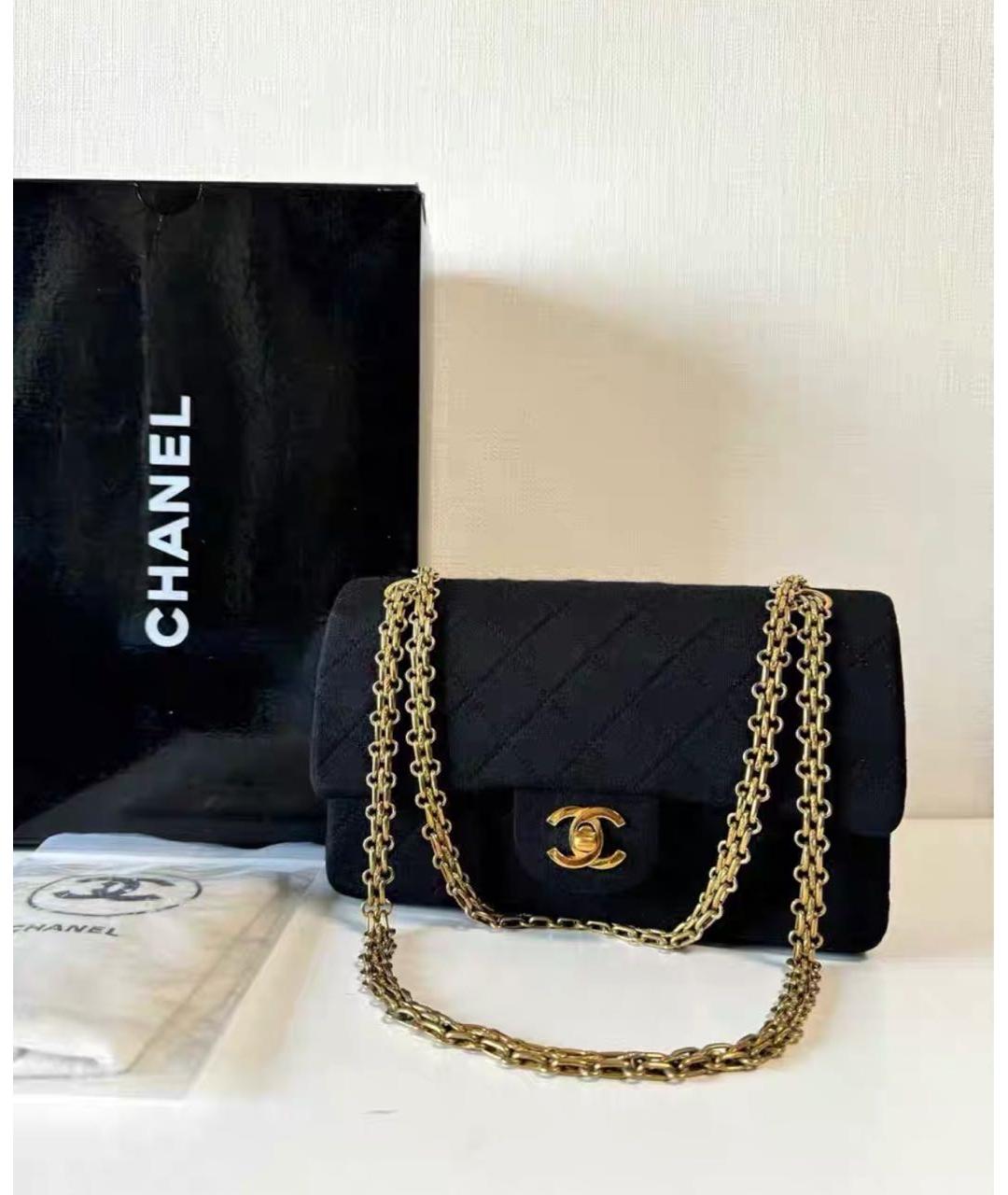 CHANEL Черная сумка через плечо, фото 7