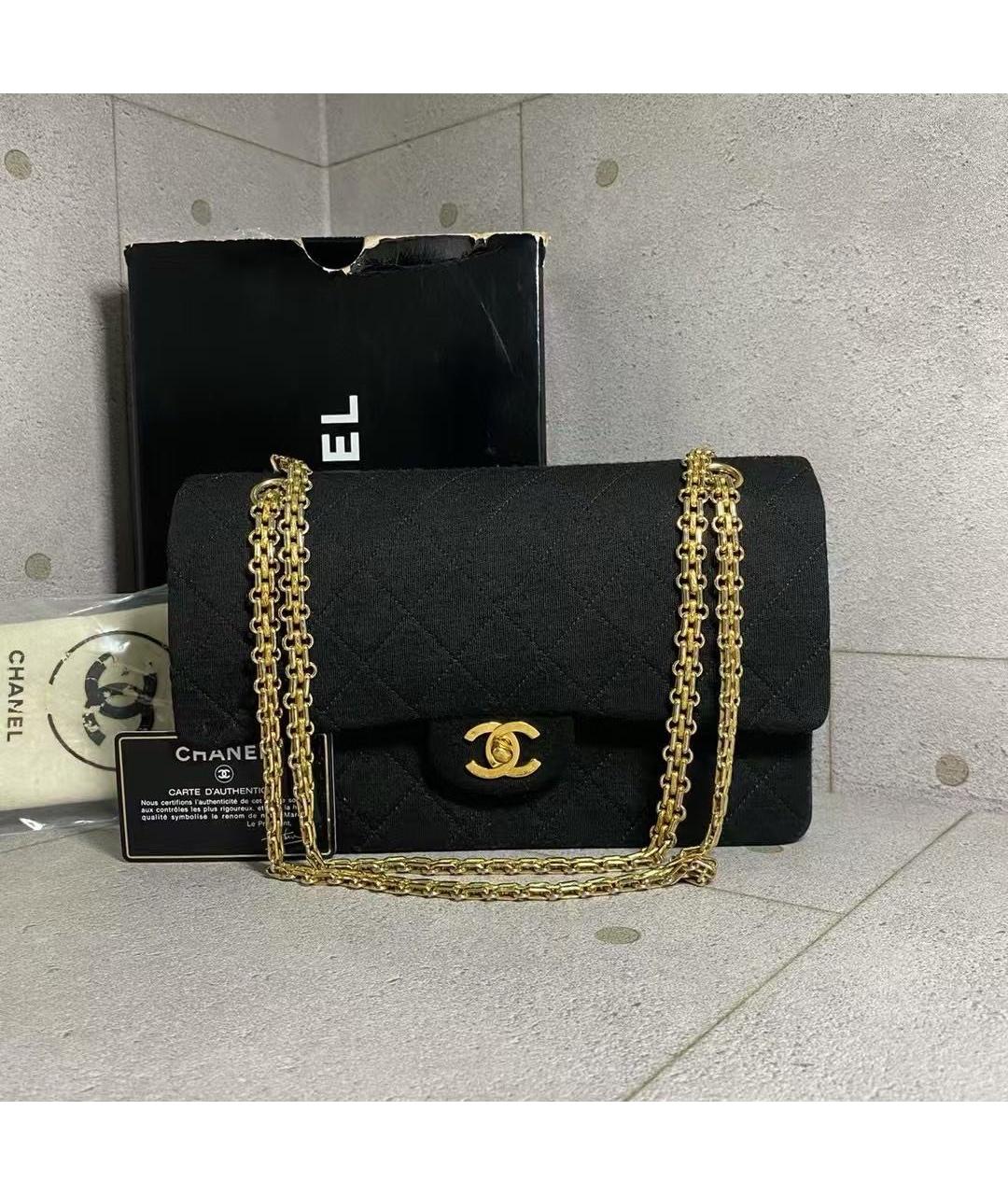 CHANEL Черная сумка через плечо, фото 2