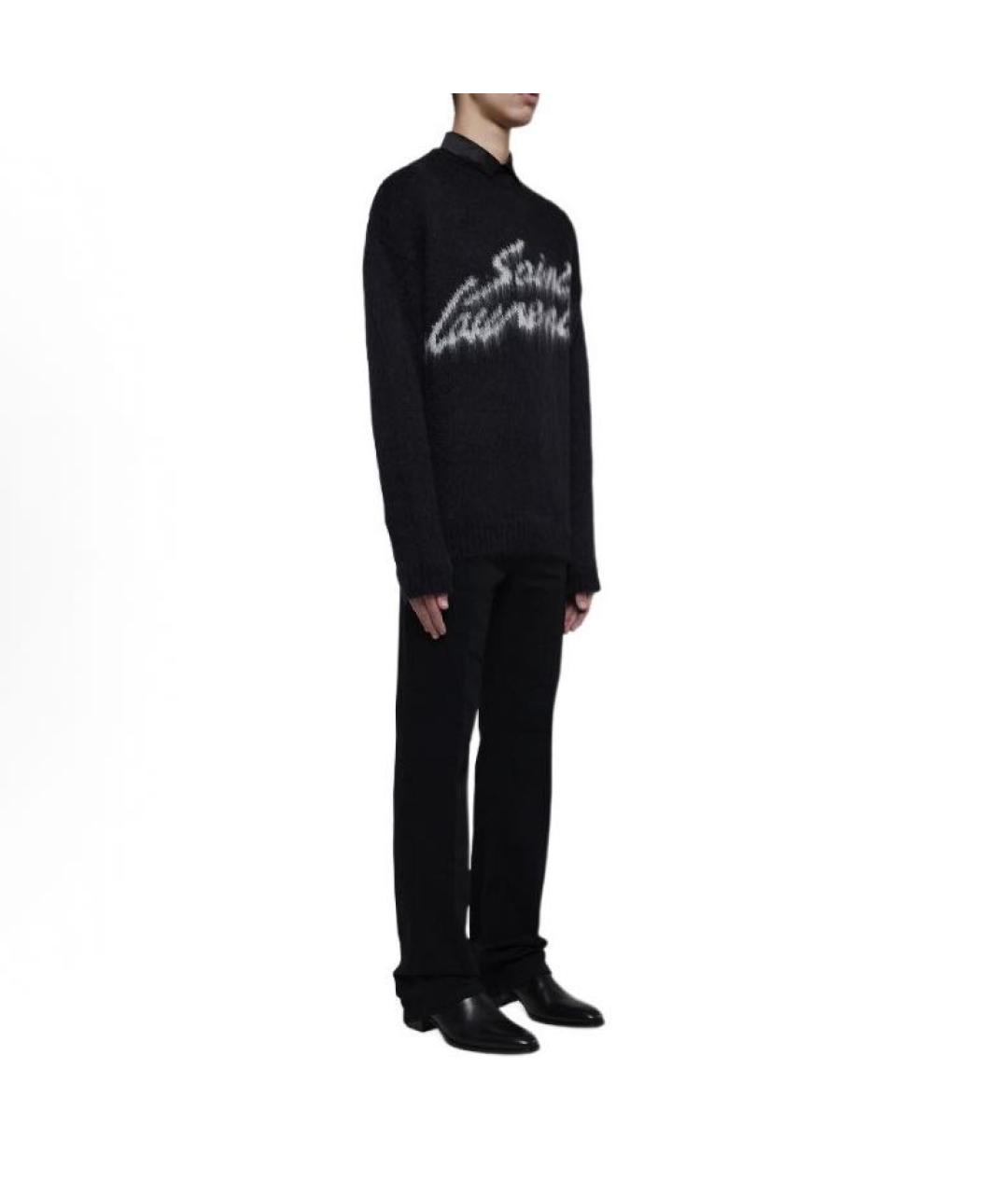SAINT LAURENT Черный джемпер / свитер, фото 3