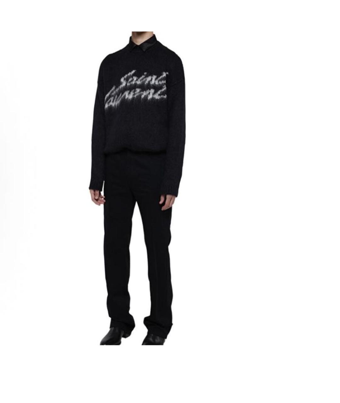 SAINT LAURENT Черный джемпер / свитер, фото 4
