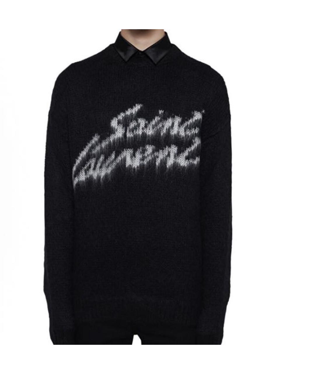 SAINT LAURENT Черный джемпер / свитер, фото 6
