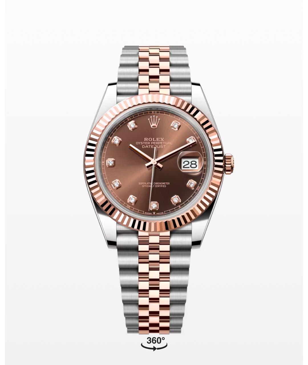 ROLEX Золотые часы из розового золота, фото 3