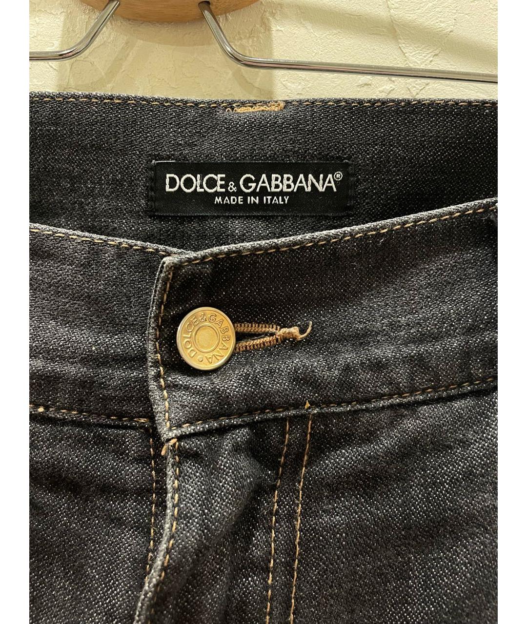 DOLCE&GABBANA Черные джинсы, фото 3