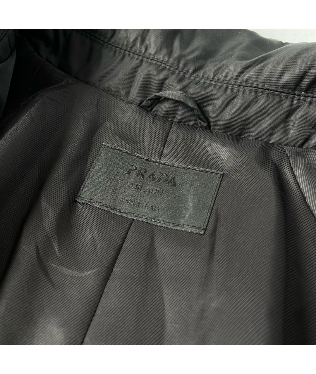 PRADA Черный тренч / плащ, фото 7