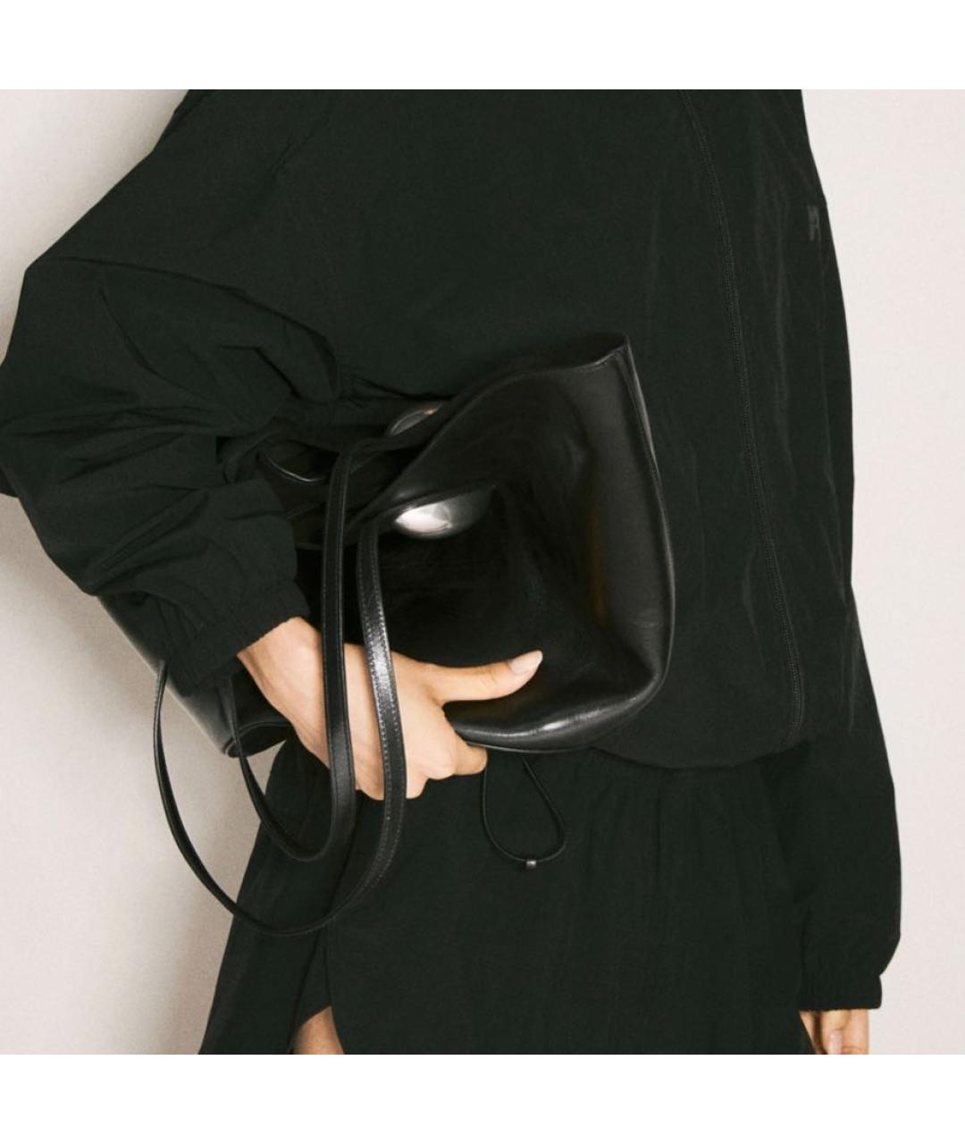 ALEXANDER WANG Черная кожаная сумка тоут, фото 5