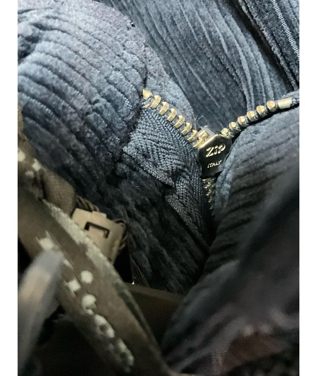 KITON Синие хлопковые повседневные брюки, фото 2