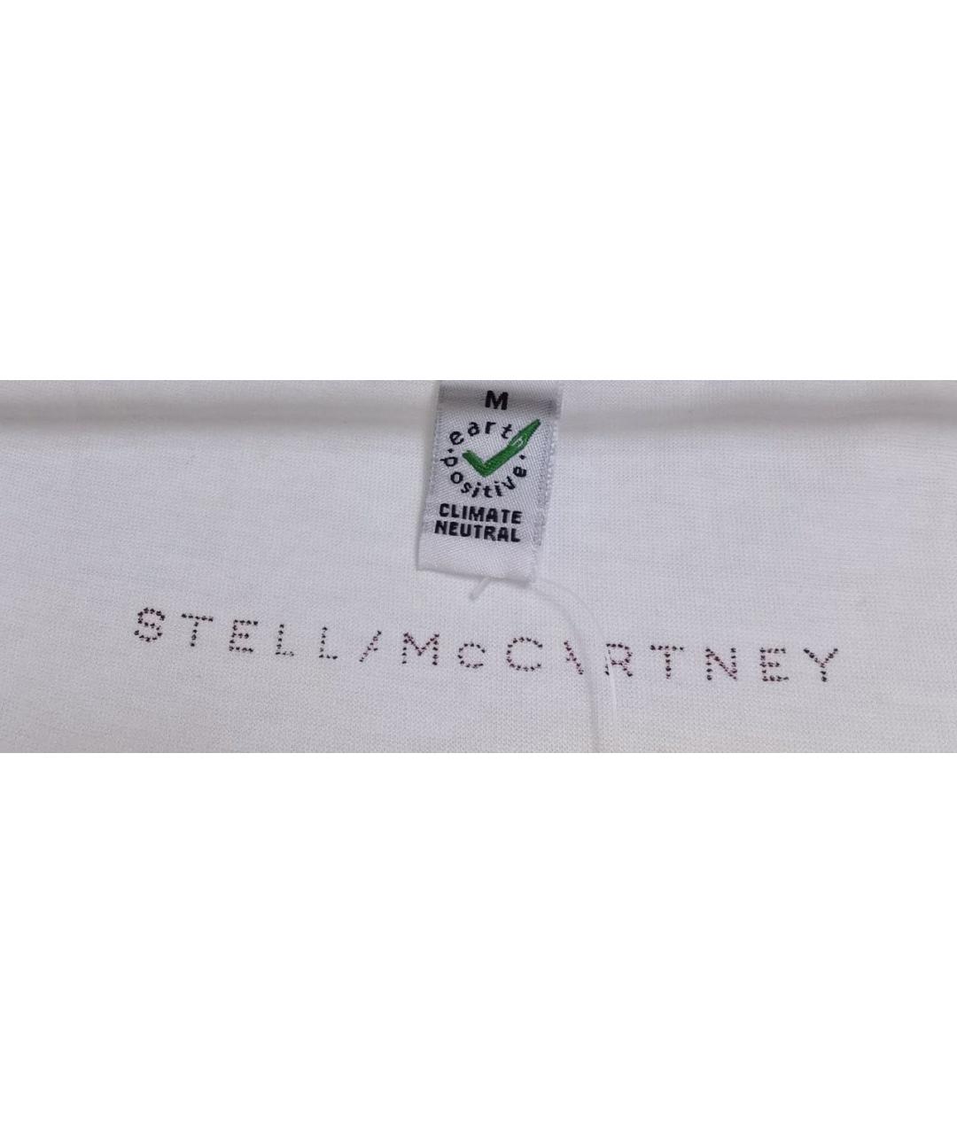 STELLA MCCARTNEY Белая хлопковая майка, фото 4