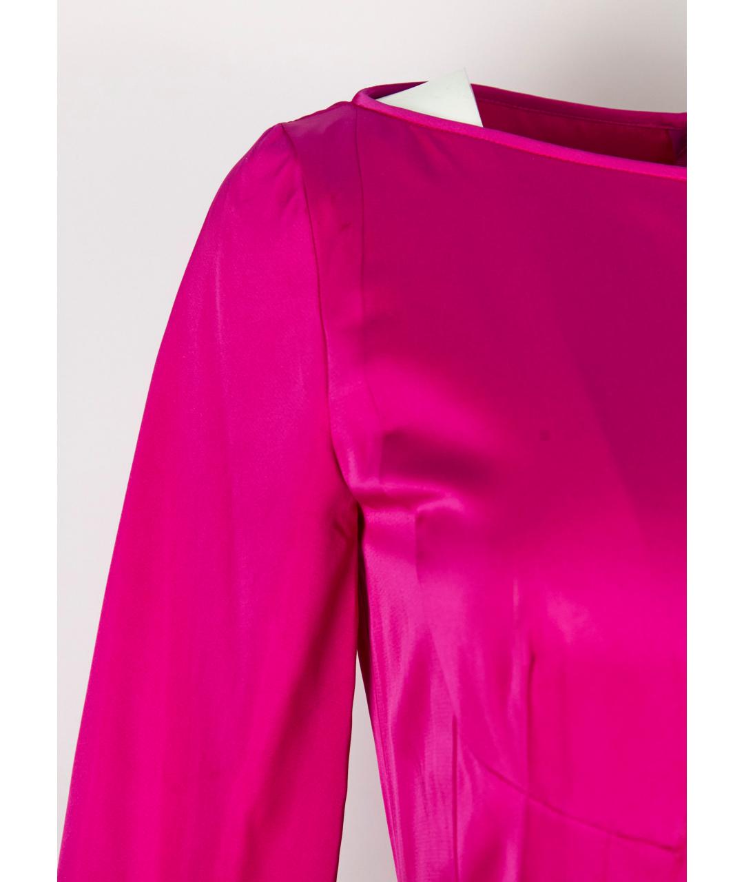 NINA RICCI Фуксия полиэстеровое повседневное платье, фото 2