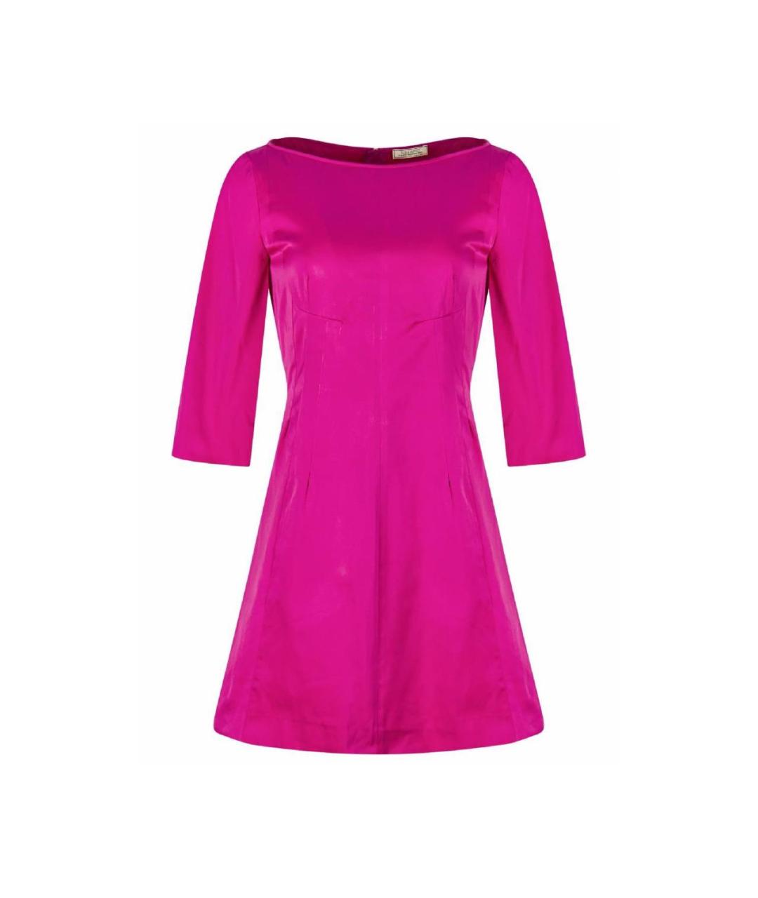 NINA RICCI Фуксия полиэстеровое повседневное платье, фото 1