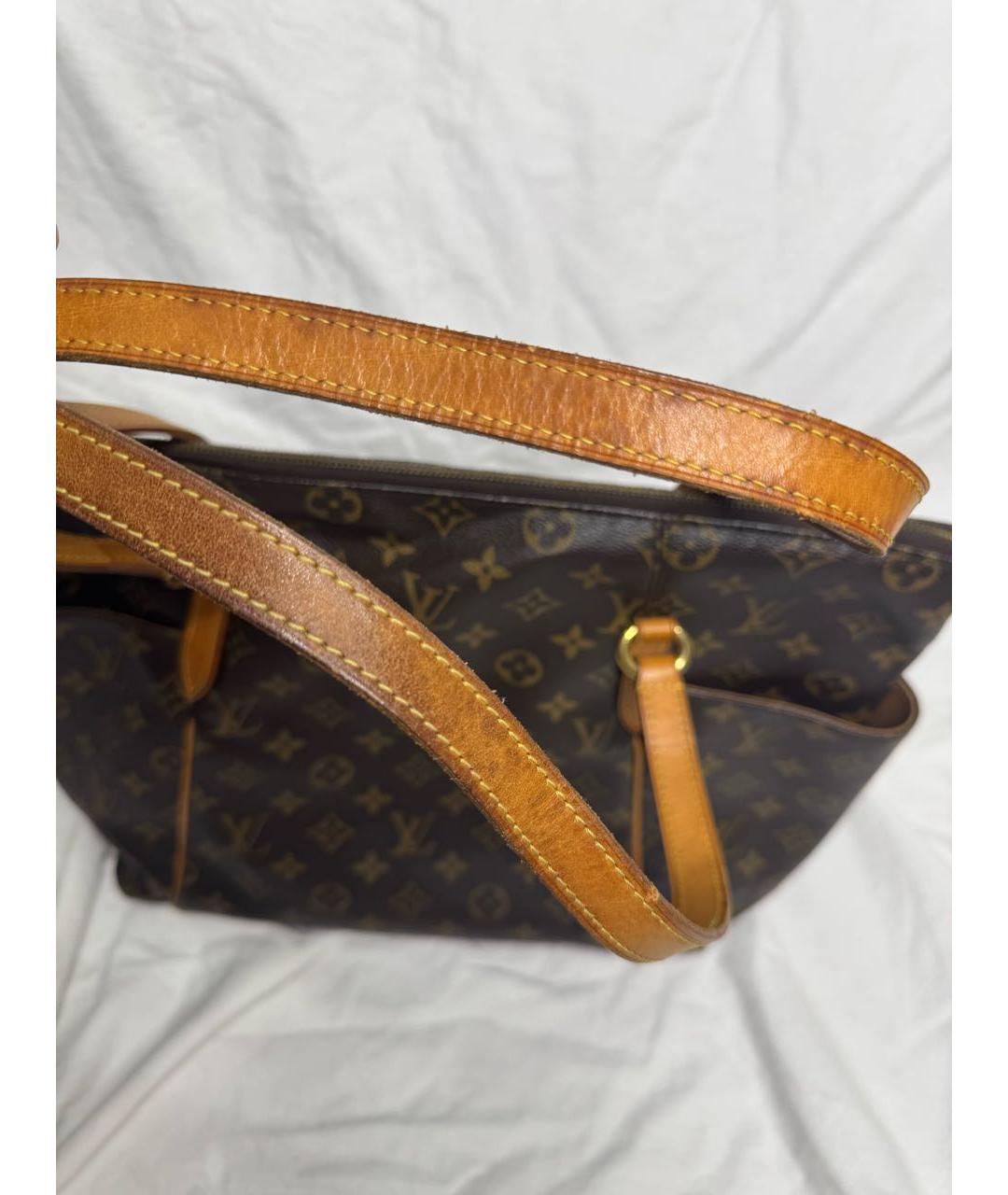 LOUIS VUITTON Коричневая сумка тоут, фото 8