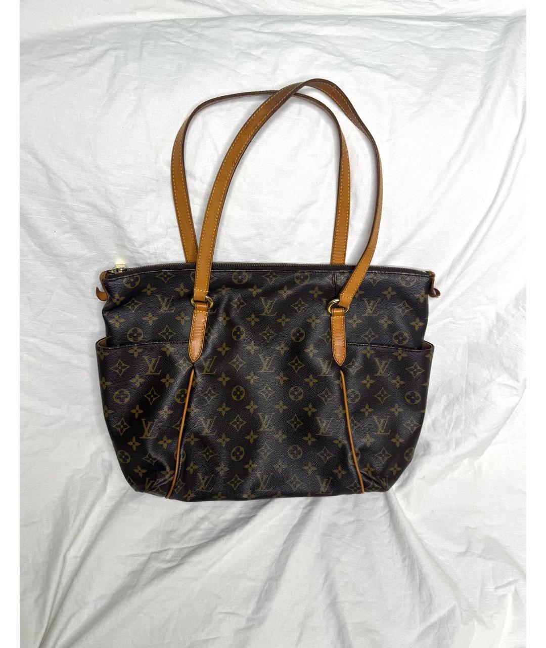 LOUIS VUITTON Коричневая сумка тоут, фото 9