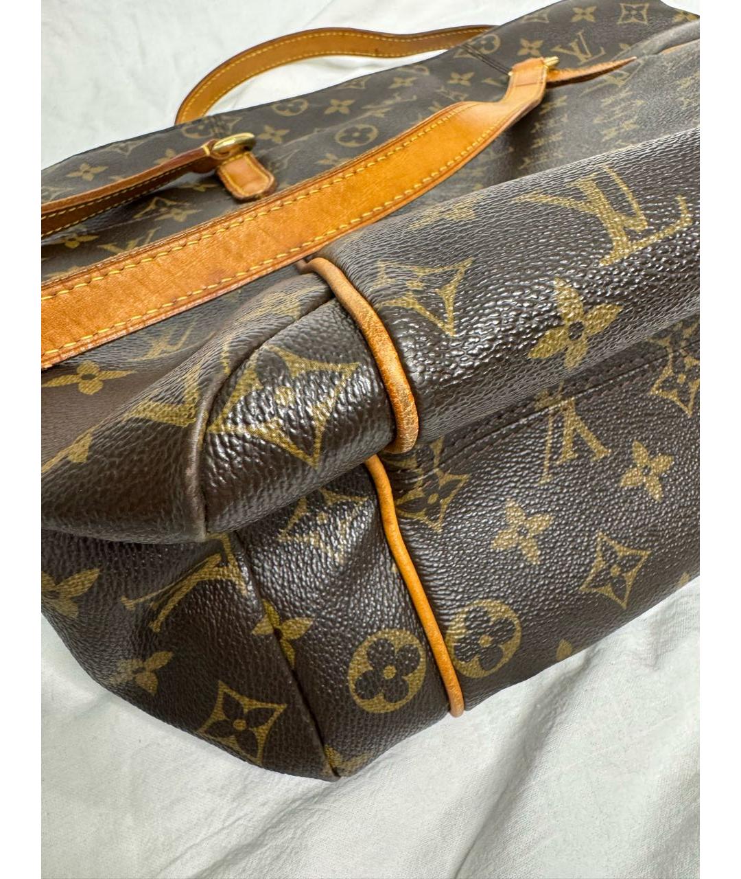 LOUIS VUITTON Коричневая сумка тоут, фото 5