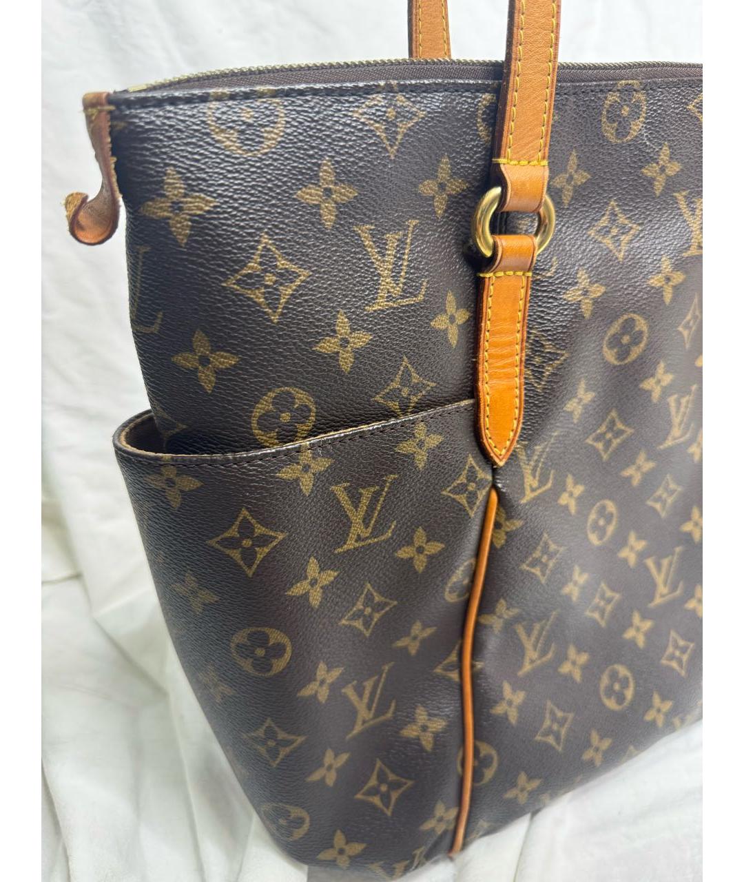 LOUIS VUITTON Коричневая сумка тоут, фото 2