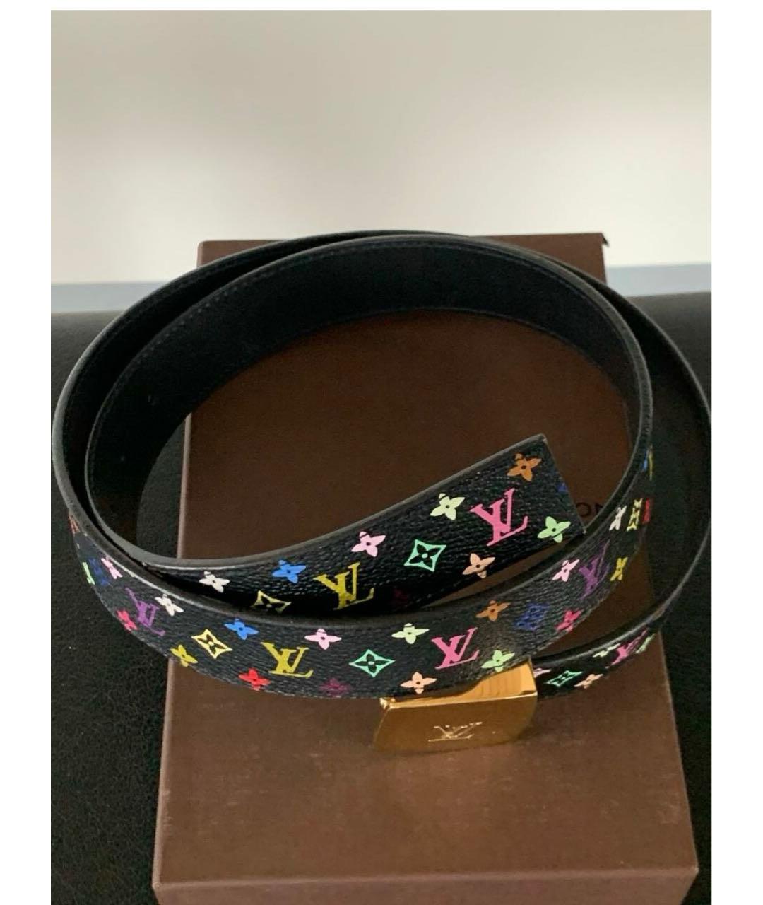 LOUIS VUITTON Черный ремень, фото 5