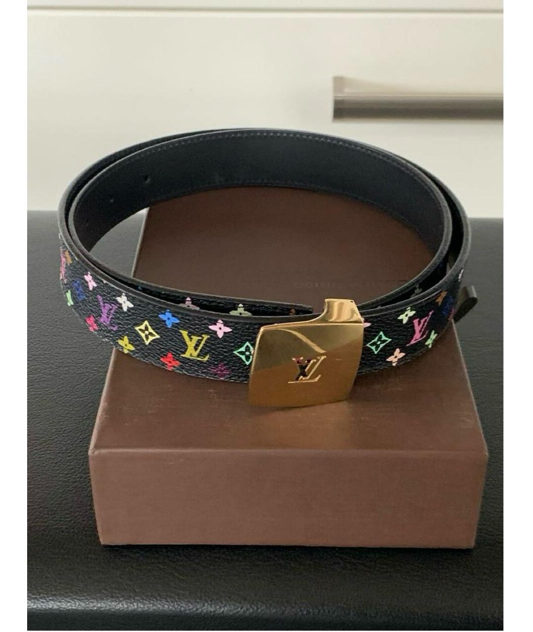 LOUIS VUITTON Черный ремень, фото 8
